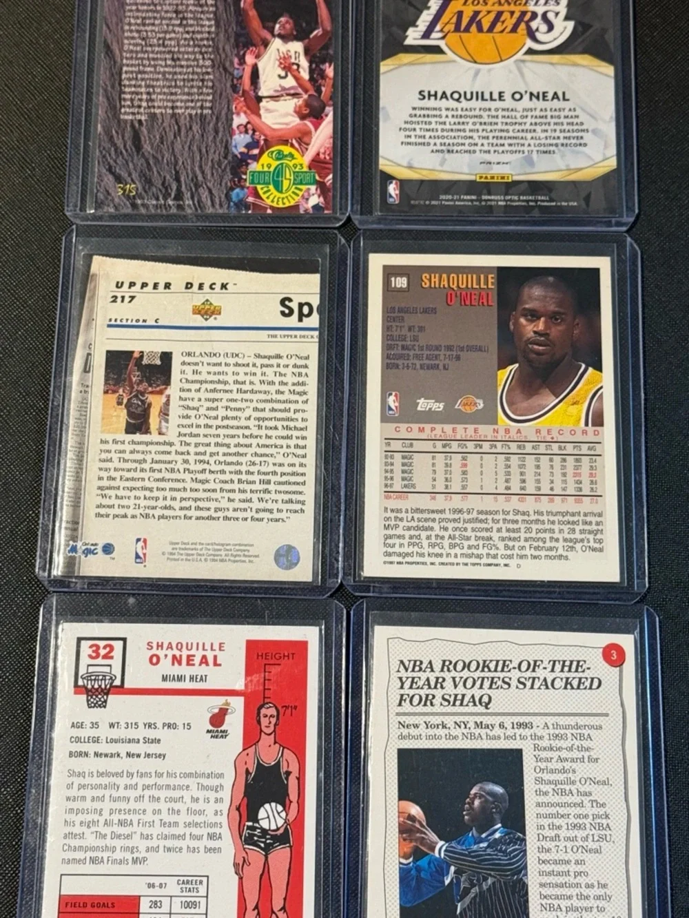 Shaquille O’Neal lot of 14 cards - Picture 2 of 6